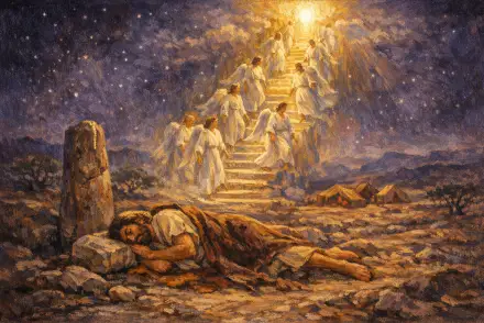 Painting for Jacob's Ladder, Genesis 27–30