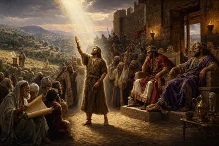 Painting for One Prophet Stood Alone, 2 Chronicles 17–18