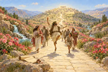 Painting for The Desert Shall Blossom, Isaiah 29–35